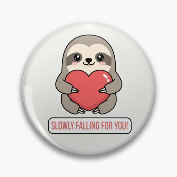 Item preview, Adorable Minimalist Kawaii Sloth Holding Red Heart Sticker designed and sold by arup7980.
