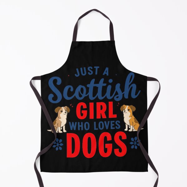 Item preview, Just a Scottish Girl Who Loves Dogs - Scotland Dog Lover Design designed and sold by Loom on the Loch.