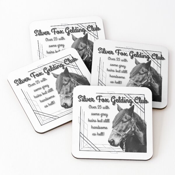 Item preview, Love a good silver fox equestrian style  designed and sold by amusarro.