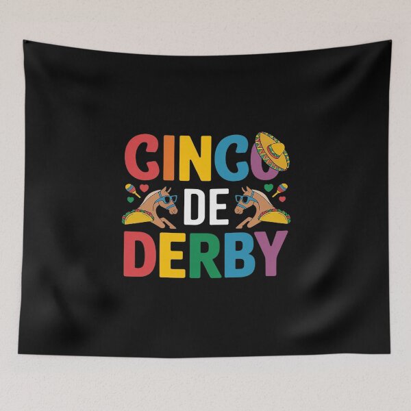 Item preview, Cinco De Derby Derby De Mayo Taco Horse Racing  designed and sold by PowAcademy.