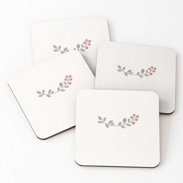 Item preview, Scandinavian Lingonberry Nursery Wall Art – Minimalist Botanical designed and sold by Planthem.