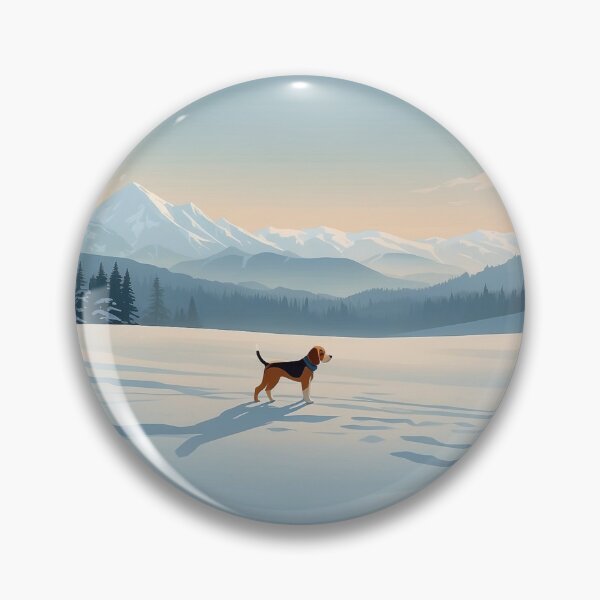 Item preview, Calm Winter Beagle designed and sold by NeatThingLover.