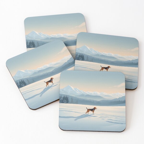 Item preview, Calm Winter Beagle designed and sold by NeatThingLover.