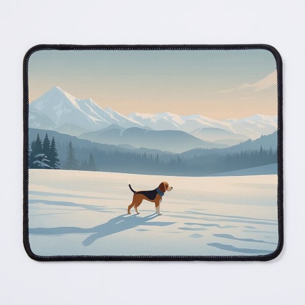 Item preview, Calm Winter Beagle designed and sold by NeatThingLover.