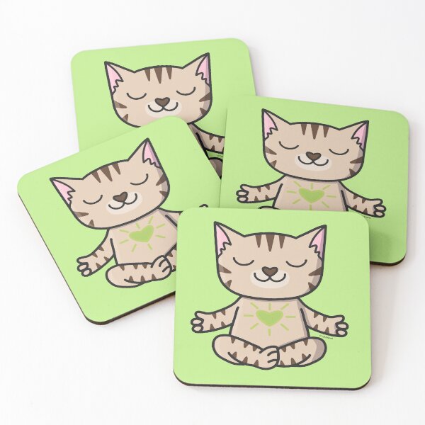Item preview, Meditating Cat designed and sold by cat-and-raven.