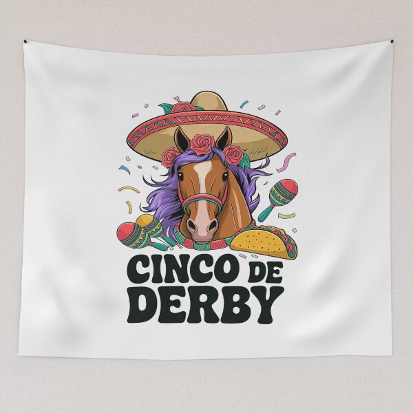 Item preview, Cinco De Derby Derby De Mayo Taco Horse Racing 1  designed and sold by AquaKiev.
