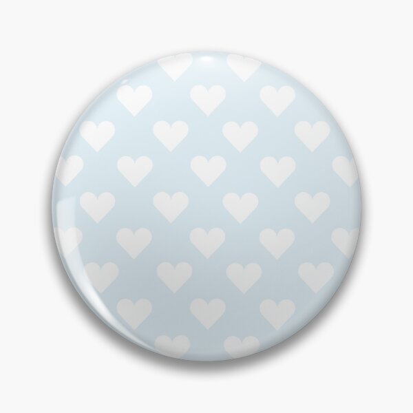 Item preview, Small WHITE & PALE BLUE LOVE HEARTS designed and sold by RachelMacht.