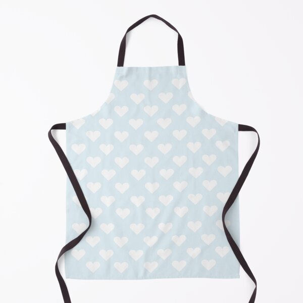 Item preview, Small WHITE & PALE BLUE LOVE HEARTS designed and sold by RachelMacht.