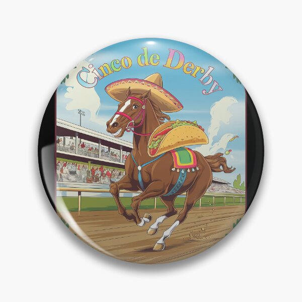 Item preview, Cinco De Derby Horse Racing Taco Idea designed and sold by PowAcademy.