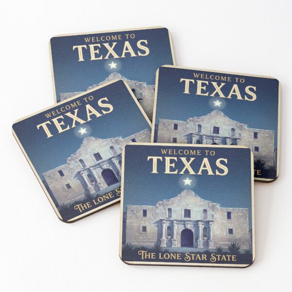 Item preview, Vintage Texas Alamo Poster Shrine of Liberty Retro Art designed and sold by Cozy-Old-Pub.