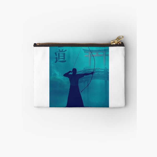 Item preview, Kyudo Archer - Japanese Zen Archery in Misty Landscape designed and sold by darekkocurek.