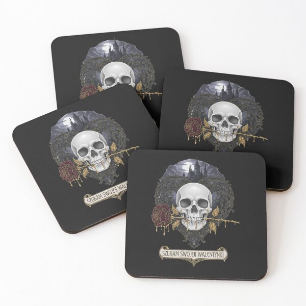 Item preview, Aurum Amantis - Seeking My Eternal Valentine - Gothic Skull & Castle designed and sold by KawisStarr.