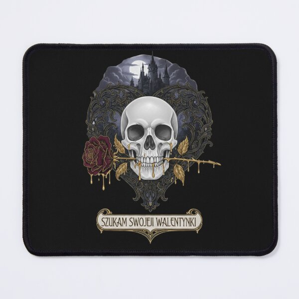 Item preview, Aurum Amantis - Seeking My Eternal Valentine - Gothic Skull & Castle designed and sold by KawisStarr.