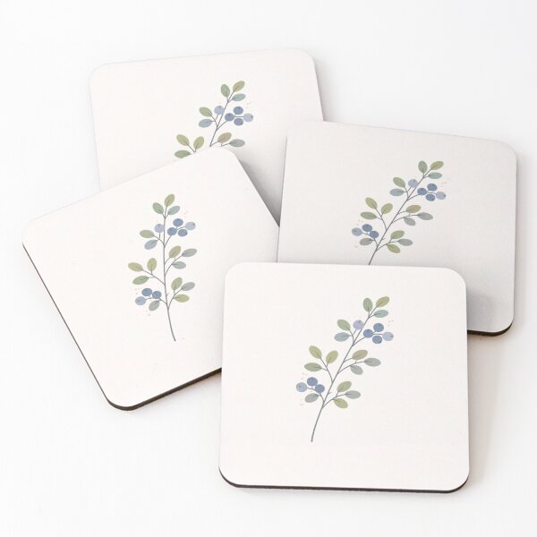 Item preview, Scandinavian Blueberry Nursery Wall Art – Minimalist Botanical designed and sold by Planthem.