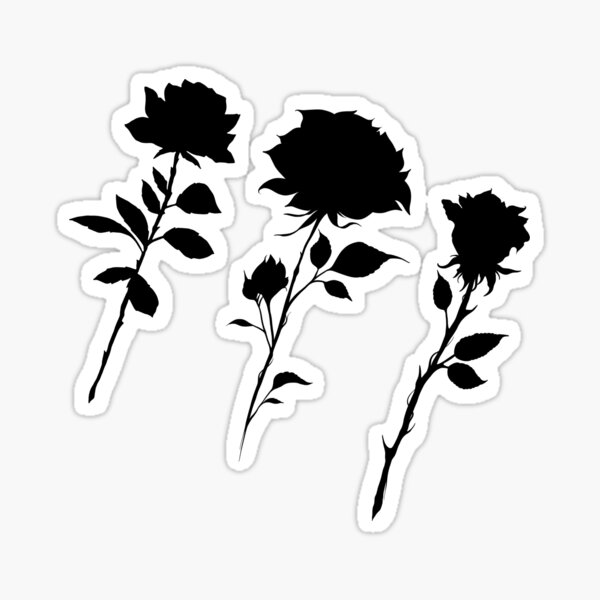 Item preview, Simple Rose Silhouette PACK designed and sold by accrescent.