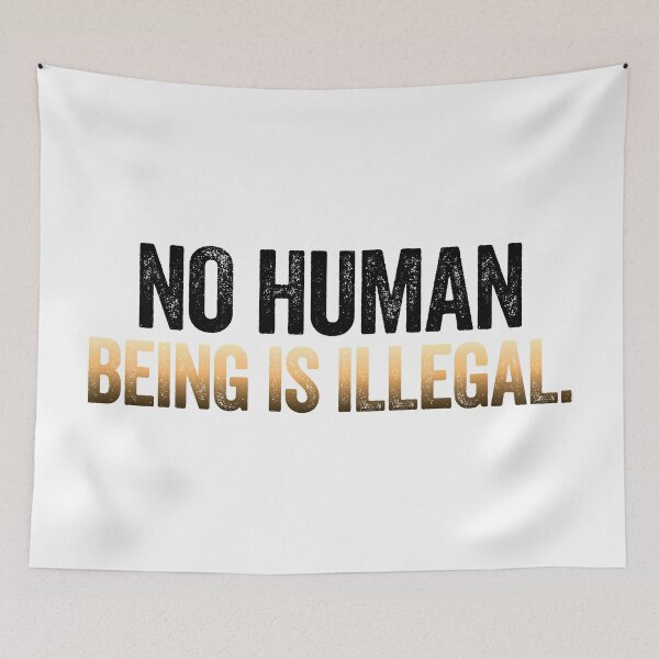 Item preview, No Human Being Is Illegal - Skintone designed and sold by sillyjess.