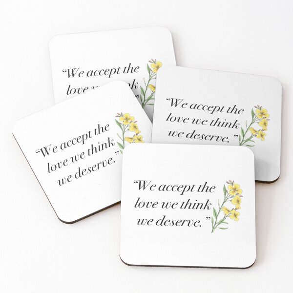 Item preview, We accept the love we think we deserve  designed and sold by creativestuff11.