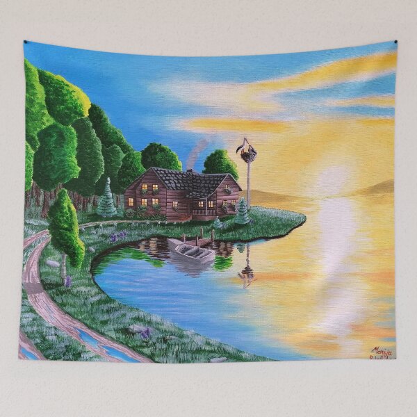 Artikelvorschau, Haus in der Natur entworfen und verkauft von "mariadreamart".