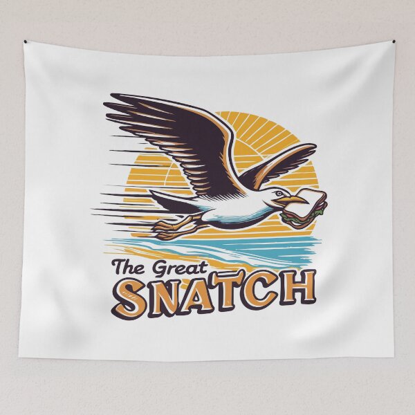 Item preview, The Great Snatch - Seagull Vintage Humor designed and sold by Scaryzz.