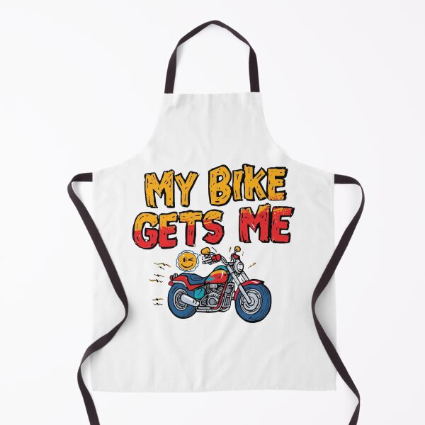 Item preview, My Bike Gets Me – Funny Sarcastic Biker Humor T-Shirt designed and sold by RMTrendy.
