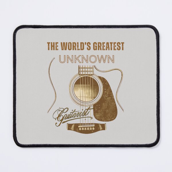 Item preview, The World’s Greatest Unknown Guitarist – Vintage Acoustic Guitar Art designed and sold by phiawdesign9.