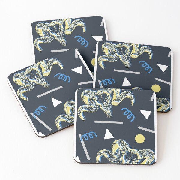 Item preview, 90s Ram Skull Pattern designed and sold by ashtroart.
