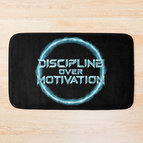 Item preview, Discipline Over Motivation - Futuristic Cyber Typography designed and sold by MKreative Studio.