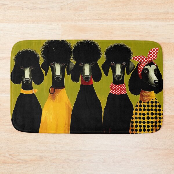 Item preview, Stylish Poodles in Bright Attire designed and sold by lautir.