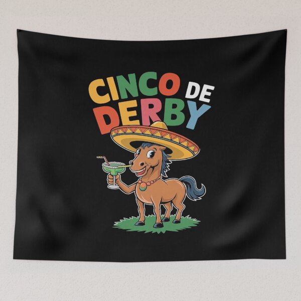 Item preview, Cinco De Derby derby Party Horse Racing sombrero 2  designed and sold by PowAcademy.