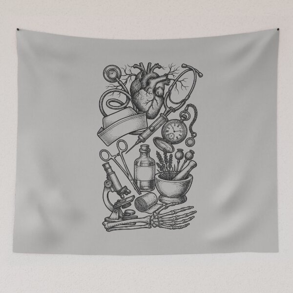 Item preview, Vintage Medical Anatomy Chart - Nursing History Engraving designed and sold by DigitalGlade.