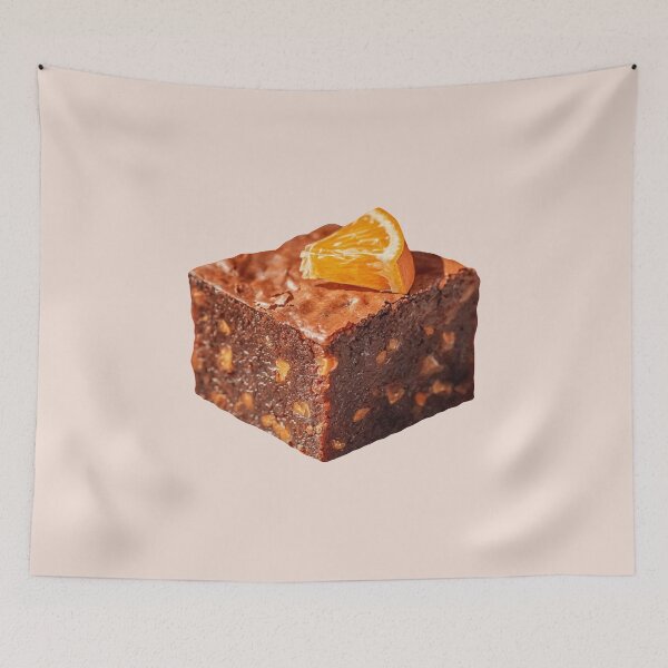 Item preview, Orange Brownie Square designed and sold by Violet Peonies.