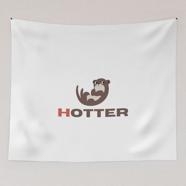 Item preview, Hotter Otter – Cute Animal Wordplay Pun designed and sold by St3fy.