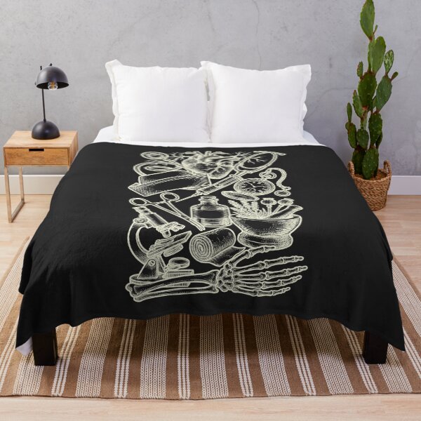 Item preview, Vintage Medical Night Study - Cream on Dark Aesthetic designed and sold by DigitalGlade.