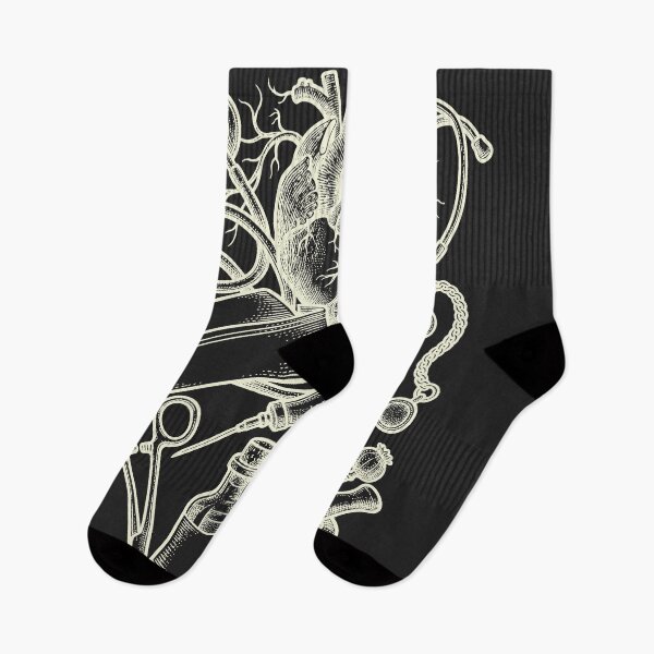 Item preview, Vintage Medical Night Study - Cream on Dark Aesthetic designed and sold by DigitalGlade.