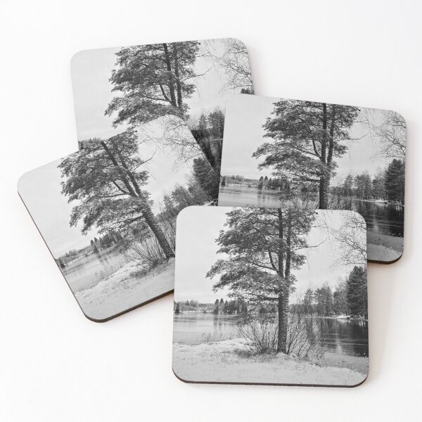 Item preview, Pine of winter. bw designed and sold by Jouko Lehto Photography.