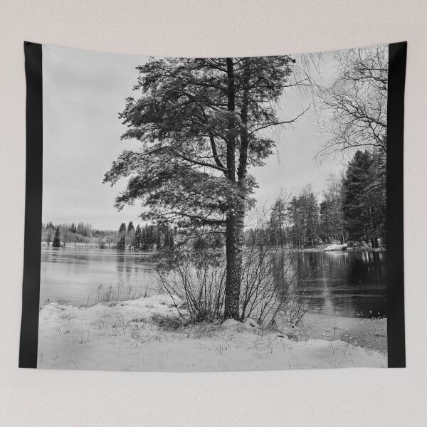 Item preview, Pine of winter. bw designed and sold by Jouko Lehto Photography.