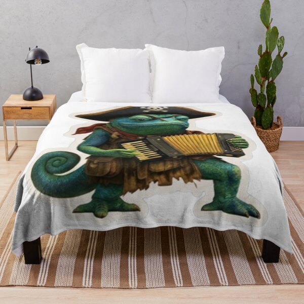 Item preview, Chameleon pirate musician designed and sold by Couldbebettah.