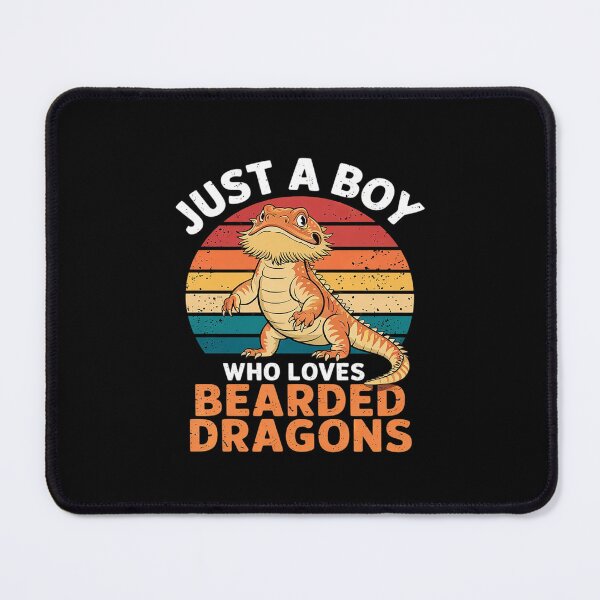 Item preview, Just a Boy who loves Bearded Dragons Shirt Lizard Lovers designed and sold by MythWoot.
