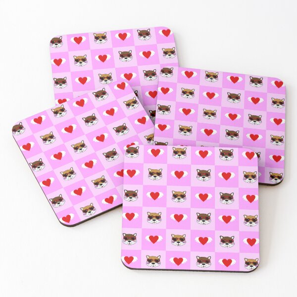 Item preview, Love Pup Checker Pattern designed and sold by GamerGearTees.