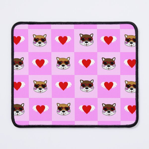 Item preview, Love Pup Checker Pattern designed and sold by GamerGearTees.