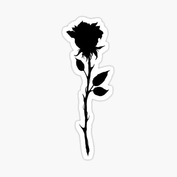 Item preview, Simple Rose Silhouette  designed and sold by accrescent.