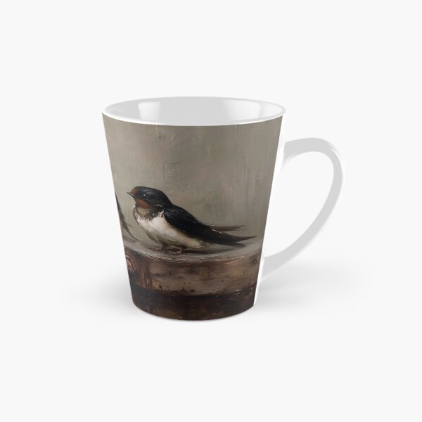Item preview, Three Swallows Perched on a Beam designed and sold by lautir.