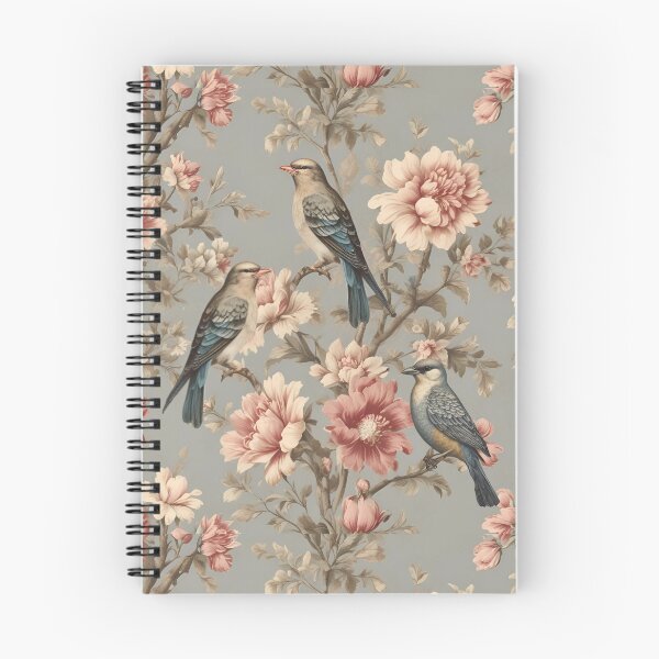 Item preview, Pájaros y flores designed and sold by DrewRomeoCo.