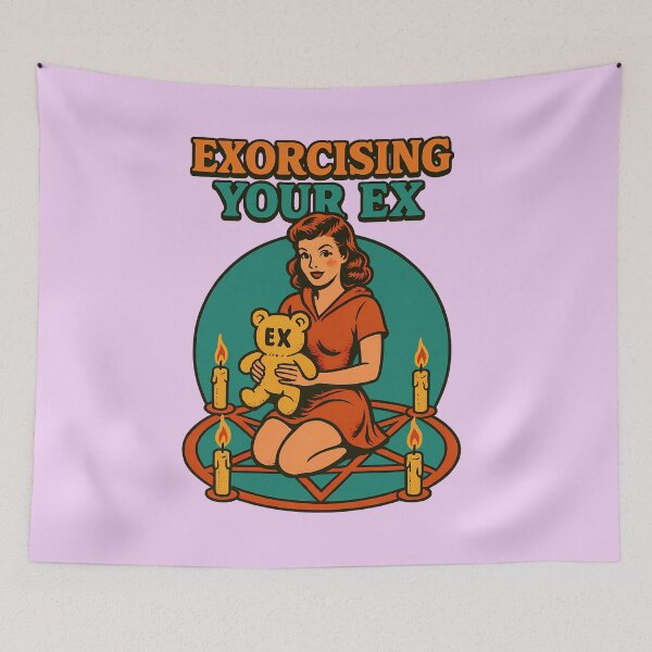 Item preview, Exorcising Your Ex Funny Occult Ritual designed and sold by th3mode13.