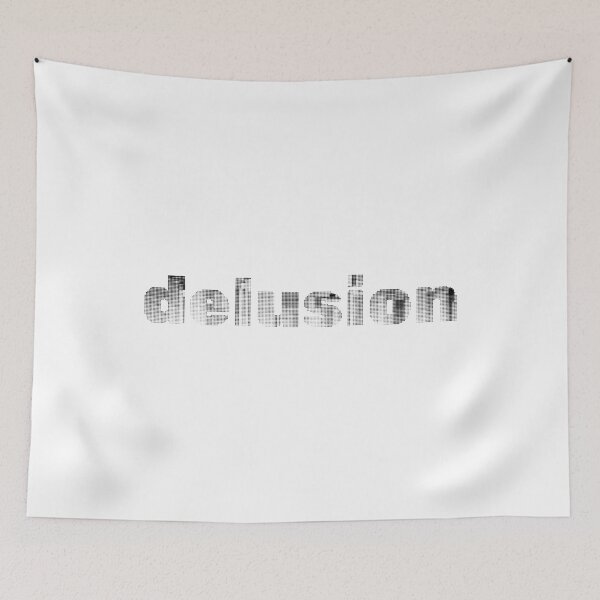 Item preview, Delusion Typography Design - Aesthetic Text Art designed and sold by Artycom.