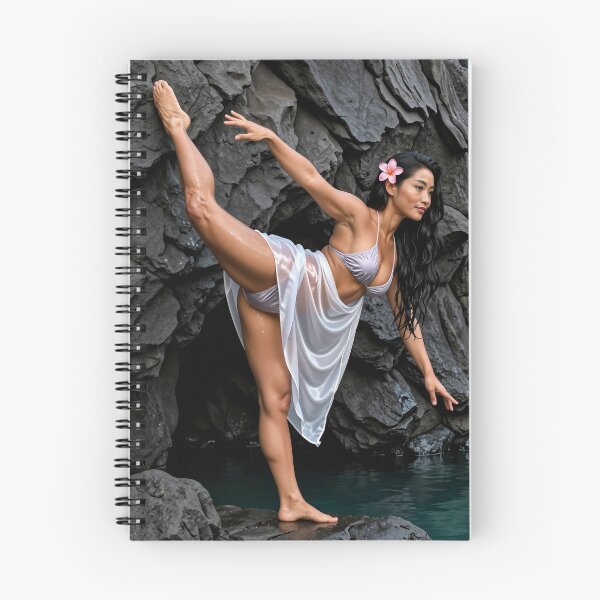 Item preview, Shanti dancer finds balance near lava rocks designed and sold by CathryneDelamort.