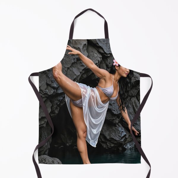 Item preview, Shanti dancer finds balance near lava rocks designed and sold by CathryneDelamort.