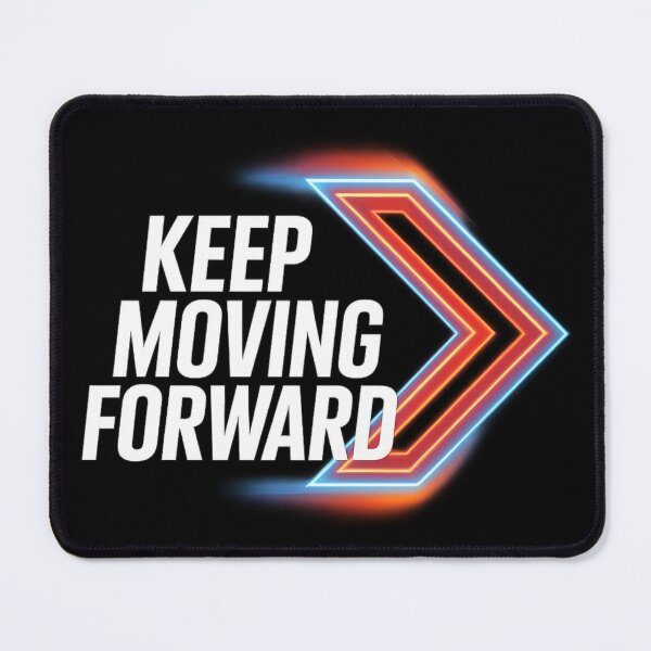 Item preview, Keep Moving Forward - Futuristic Neon Momentum designed and sold by MKreative Studio.