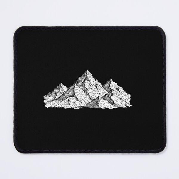 Item preview, Majestic Hand Sketched Mountain Range designed and sold by PopStars1993.