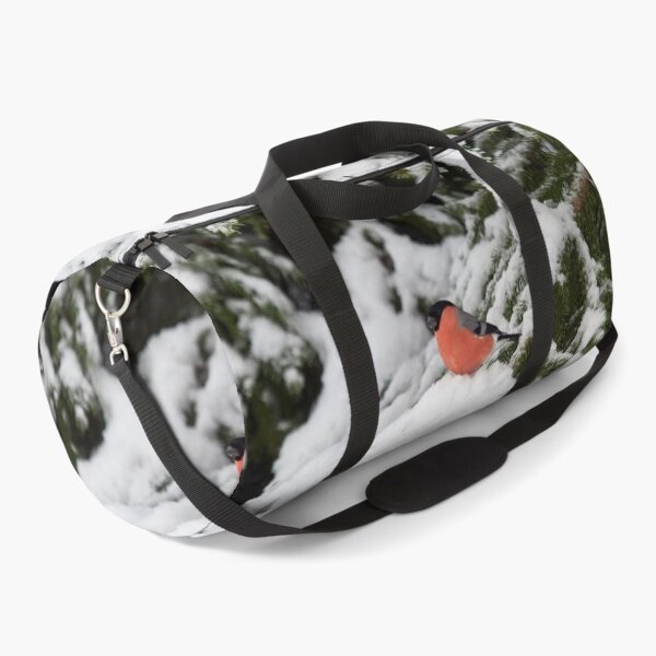 Item preview, Eurasian bullfinch winterscape in spruce designed and sold by Jouko Lehto Photography.